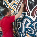 mural finishing touches